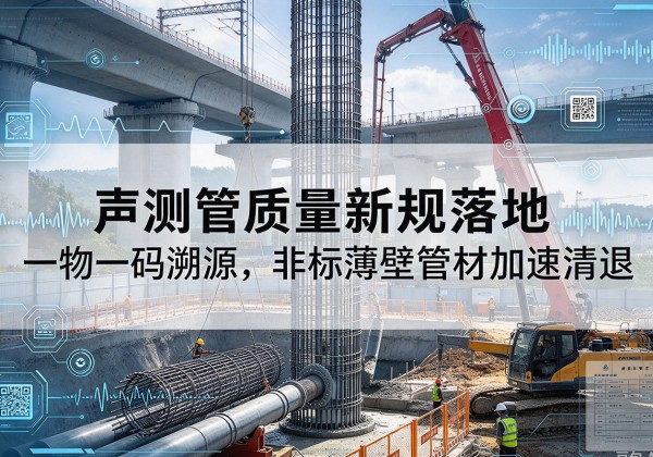 黄州声测管质量新规落地，一物一码溯源，非标薄壁管材加速清退